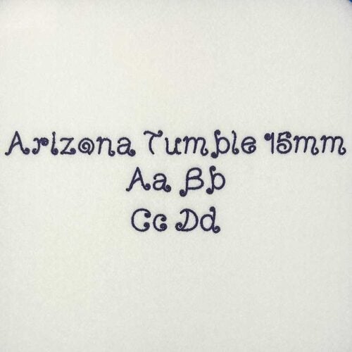 Arizona Tumble 15mm elf font