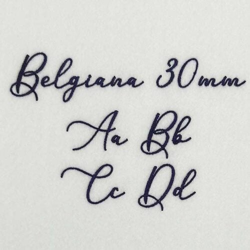 Belgiana 30mm elf font