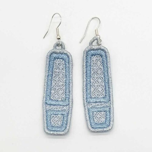 creativity booster Clirk font earrings