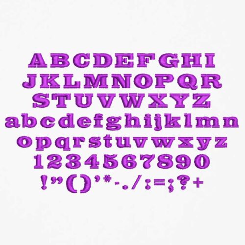 Saloon 10mm elf font