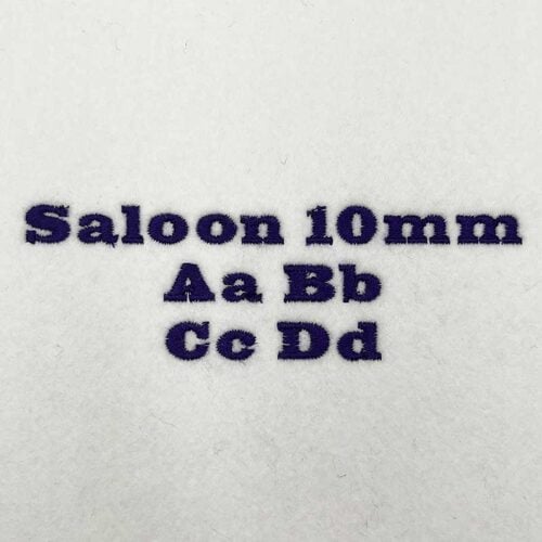 Saloon 10mm elf font