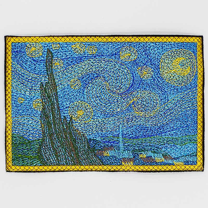 VanGoghGlitterFelt | Embroidery Legacy Van Gogh Glitter Felt
