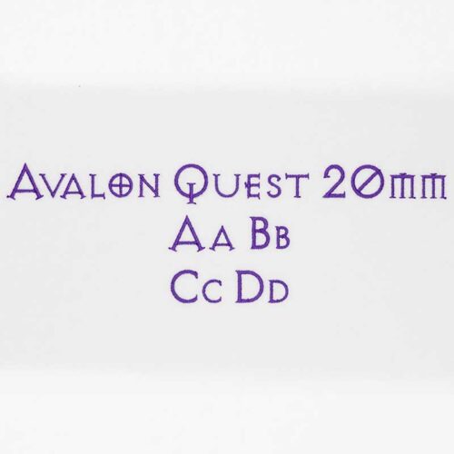 Avalon quest 20mm elf font