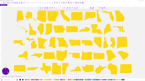 USA State shapes creativity booster