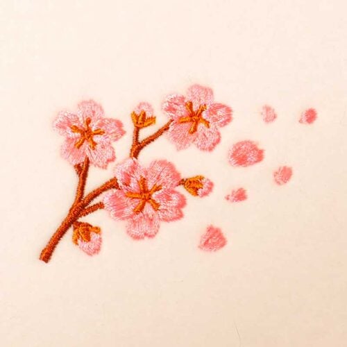 Cherry Blossoms embroidery design