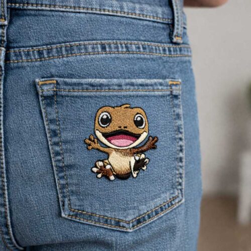 chibi frog pocket