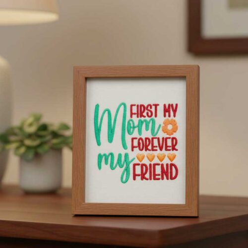 First my mom frame