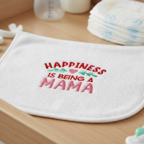 Happiness is being a mama burp pad