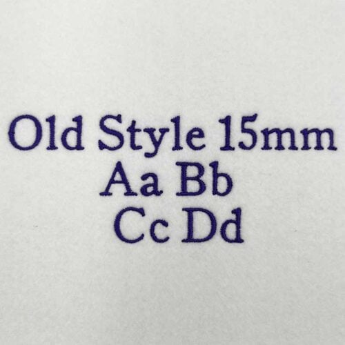 Old Style 15mm elf font