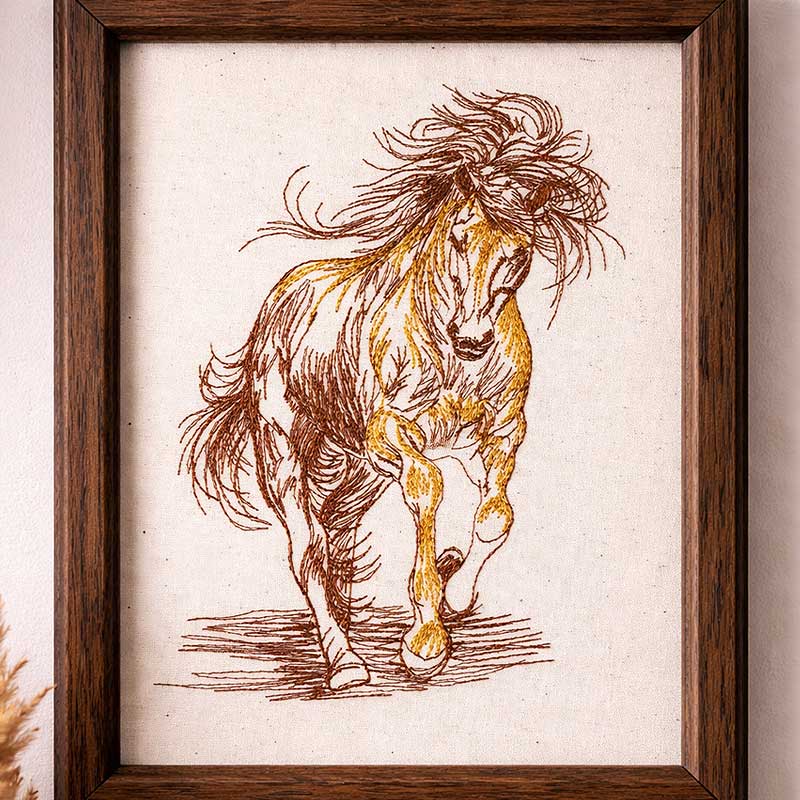 PatriciaD_HorseSketch | Embroidery Legacy
