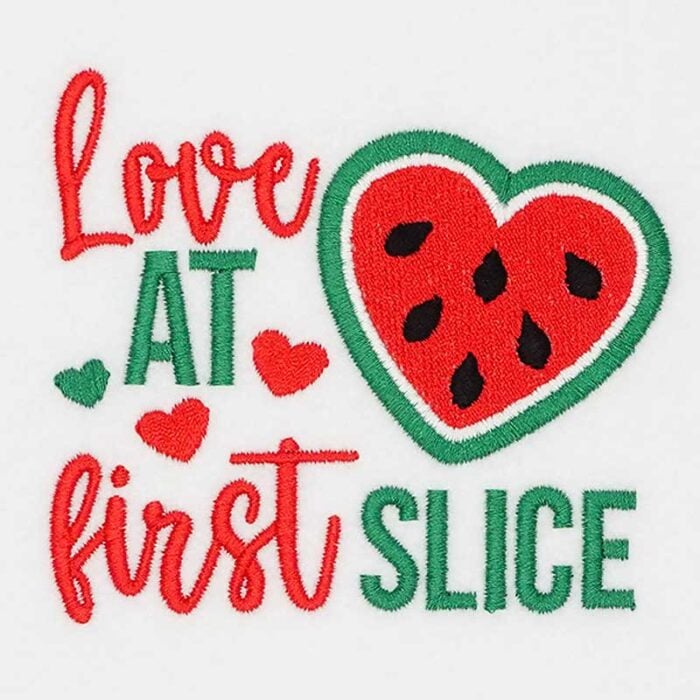 SD_SF_07 | Embroidery Legacy love at first slice embroidery design
