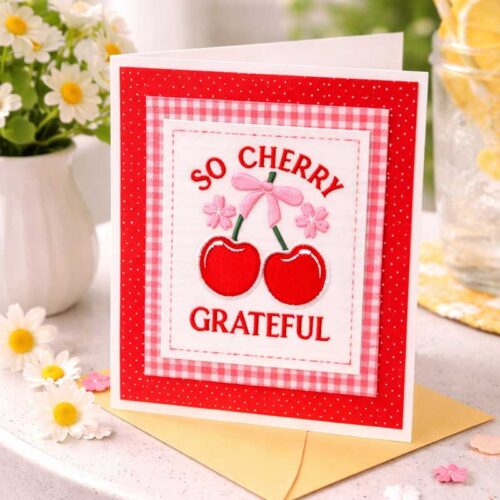 So cherry grateful card