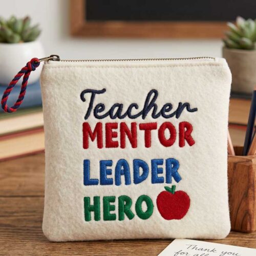teacher mentor pouch