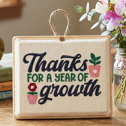 thanks for growth sign
