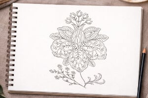 floral-sketch
