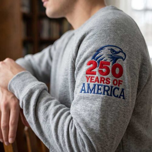 250 years of america sleeve