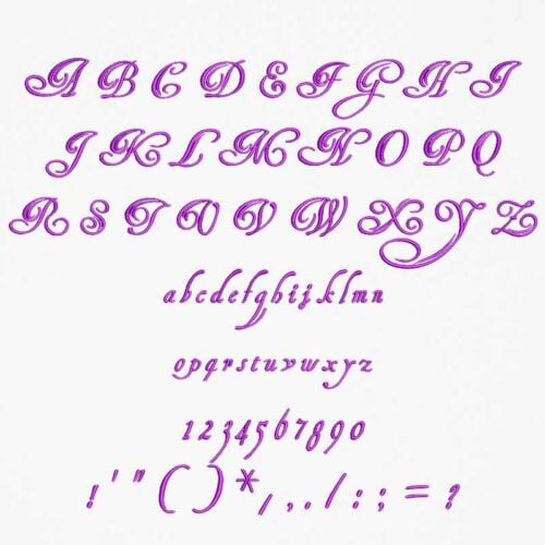 Avendale 25mm ELF Font