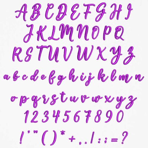 Good Script 20mm ELF font
