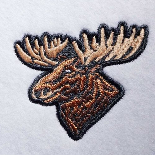 MooseHead | Embroidery Legacy Moose Head embroidery design