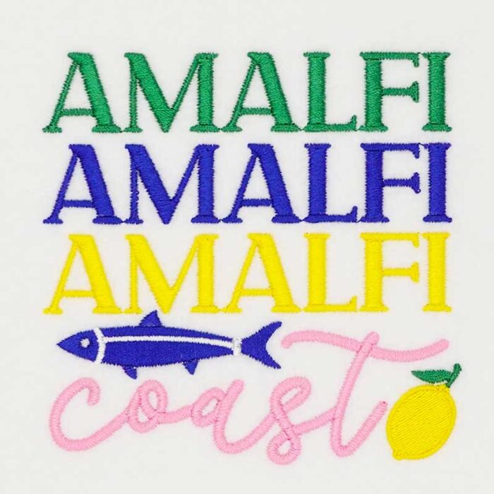 SDMS_AmalfiAmalii | Embroidery Legacy Amalfi coast embroidery design