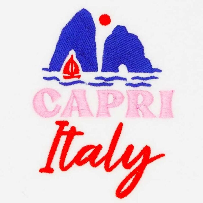 SDMS_Capri | Embroidery Legacy Capri Italy embroidery design