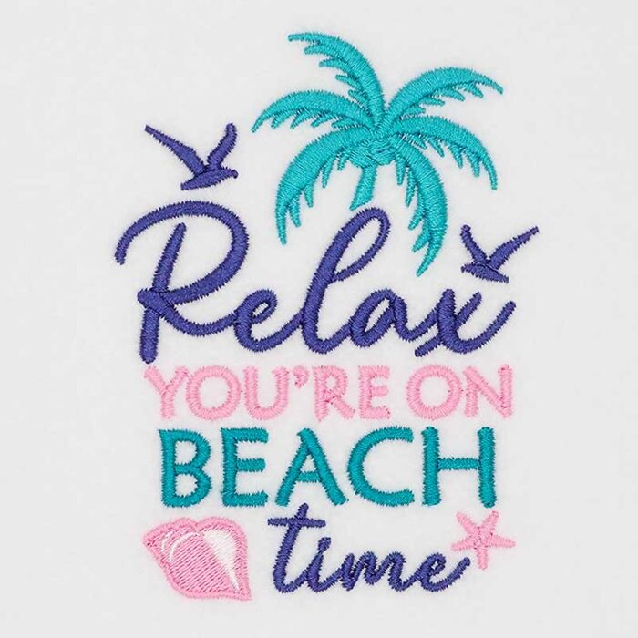 SDSB_RelaxBeachTime | Embroidery Legacy relax beach time embroidery design
