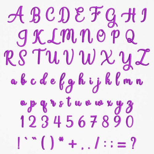 Valenina 20mm ELF font