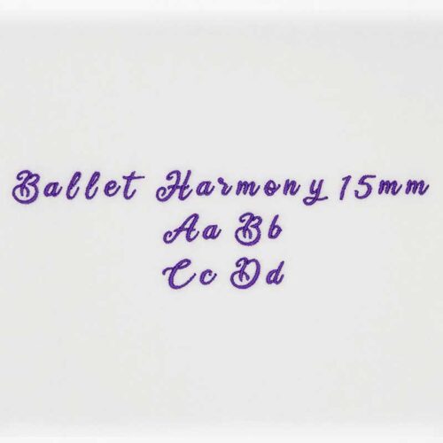 Ballet Harmony 15mm ELF font