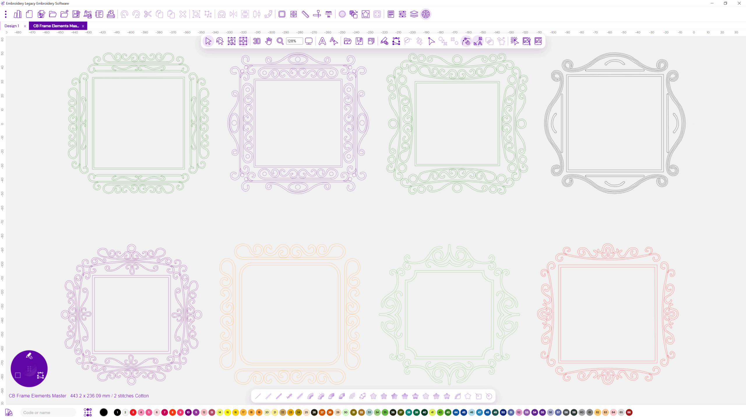 CB Frame Elements | Embroidery Legacy Frame elements creativity booster