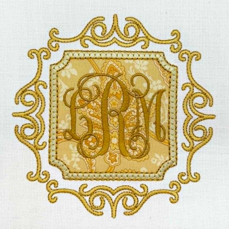 CB_FrameElements_7_SwirlMono | Embroidery Legacy Frame elements creativity booster