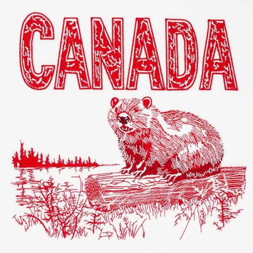EL_BeaverCanada_LG | Embroidery Legacy Canada Beaver embroidery design
