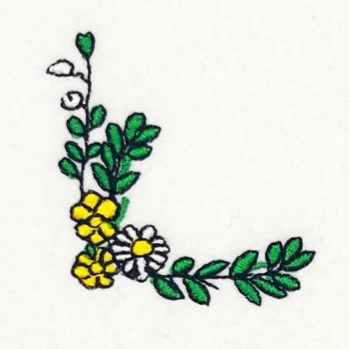 Floral Set 3d embroidery design