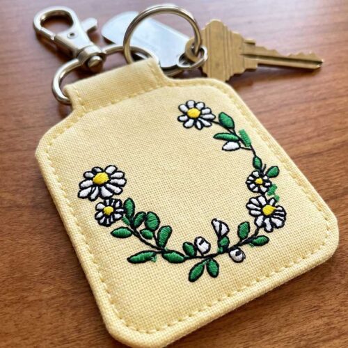 Floral Set 3 keyfob