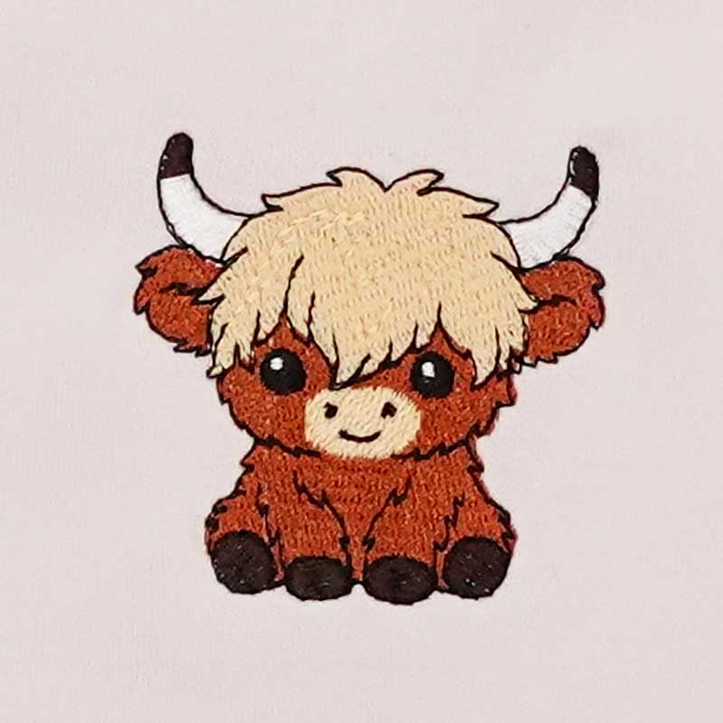 HighlandCow | Embroidery Legacy Highland cow embroidery design