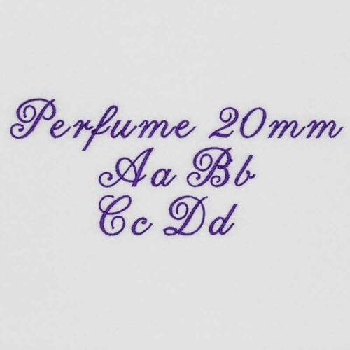 Perfume 20mm ELF font