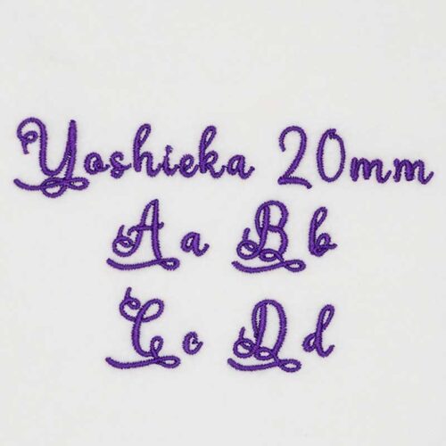 Yoshieka 20mm ELF font