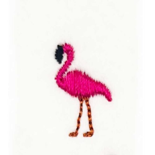 Flamingo embroidery design