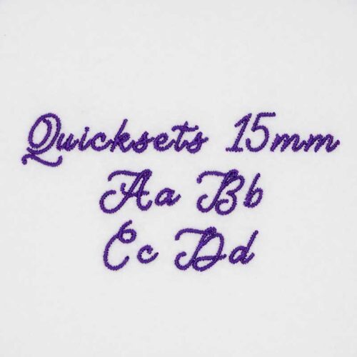 Quicksets 15mm ELF font
