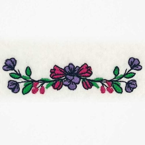 Floral Set 4 design F embroidery design
