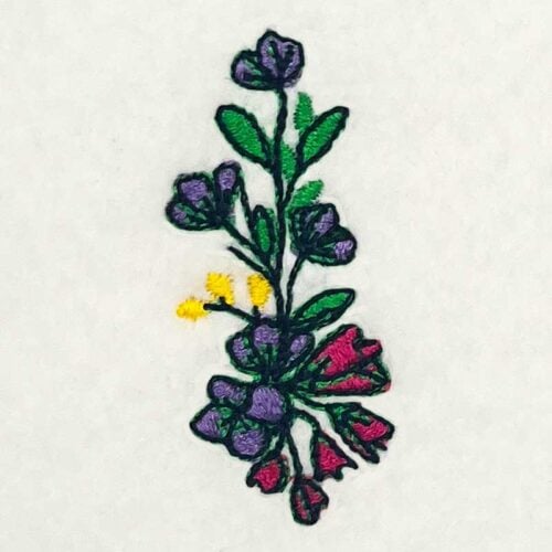EL_FS4_h | Embroidery Legacy Floral Set 4 design H embroidery design