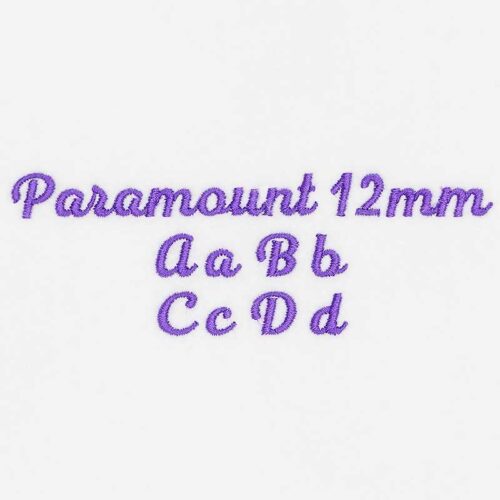 Paramount 12mm ELF font