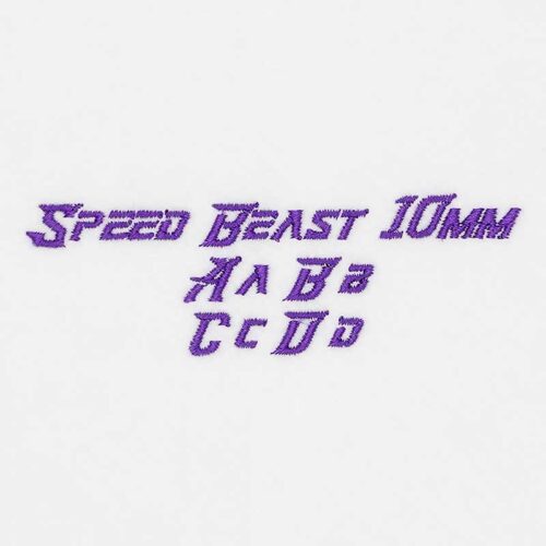 Speed Beast 10mm ELF font