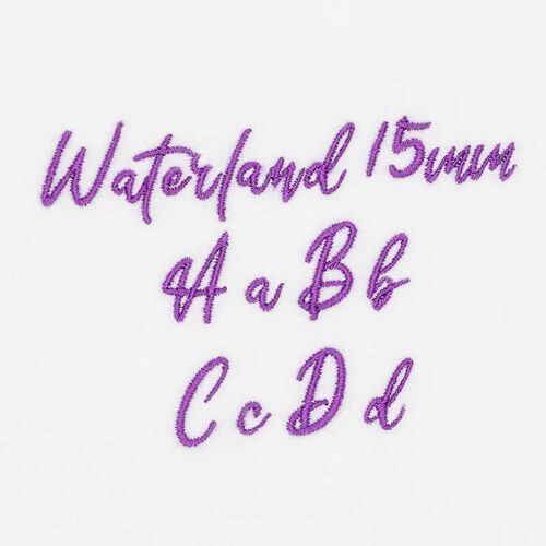 Waterland 15mm ELF font