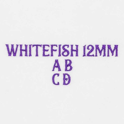 Whitefish 12mm ELF Font