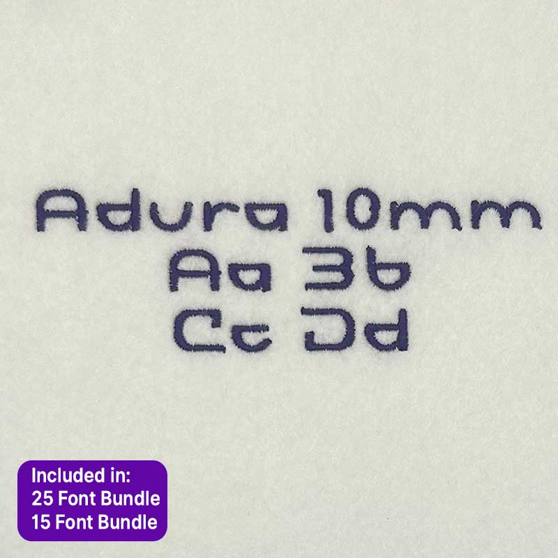 Adura 10mm ELF font