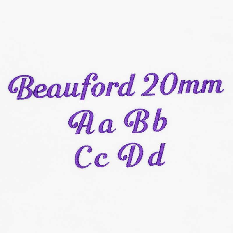 Beauford 20mm ELF font