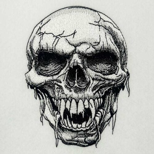 EL_CreepySkull2 | Embroidery Legacy Creepy Skull 2