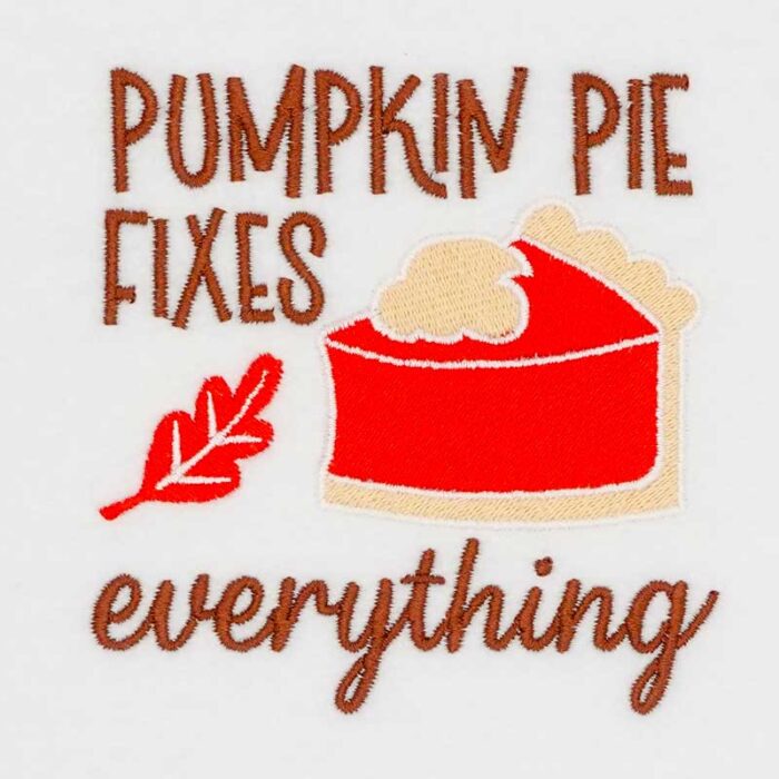 SDFB_PumpkinPieFixes | Embroidery Legacy Pumpkin pie fixes everything embroidery design