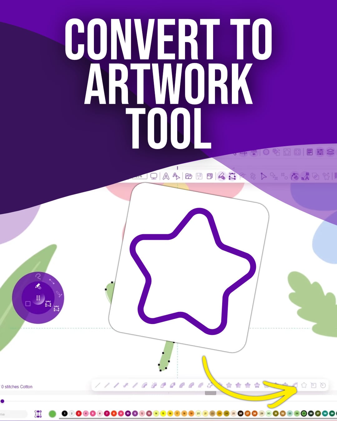 convert-to-artwork-tool-embroidery-legacy-software-mobile | Embroidery Legacy Convert to Artwork Tool in Embroidery Legacy Digitizing Software