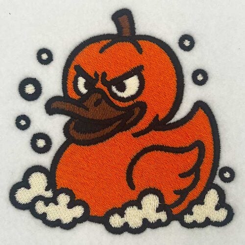 EL_HD_Jack-O-Duck | Embroidery Legacy Jack o lantern duck embroidery design